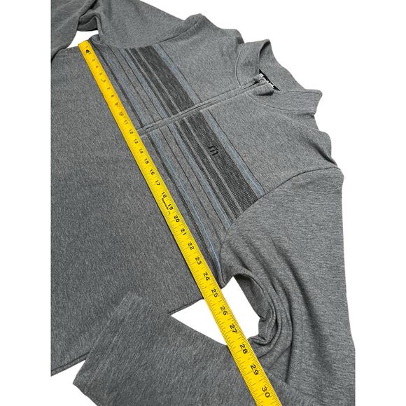 Travis Mathew Transitions Men’s Golf 1/4 Zip Pullover - Dark Gray - size XL - Picture 6 of 7